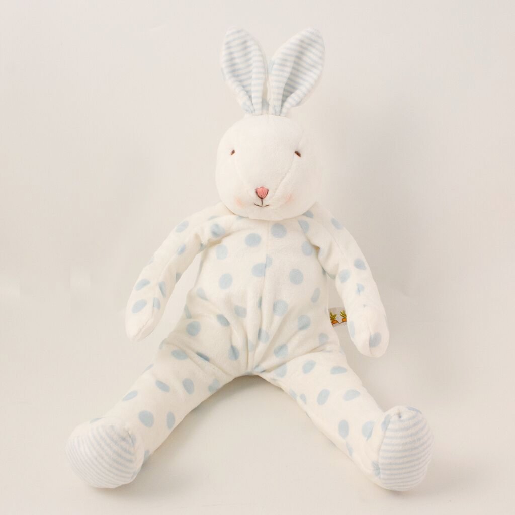 Polka Dots Bunny Blue