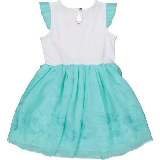 Turquoise and White Mermaid Tutu Dress