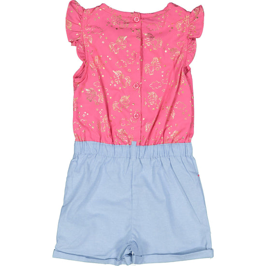 Pink and Blue Unicorn Playsuit