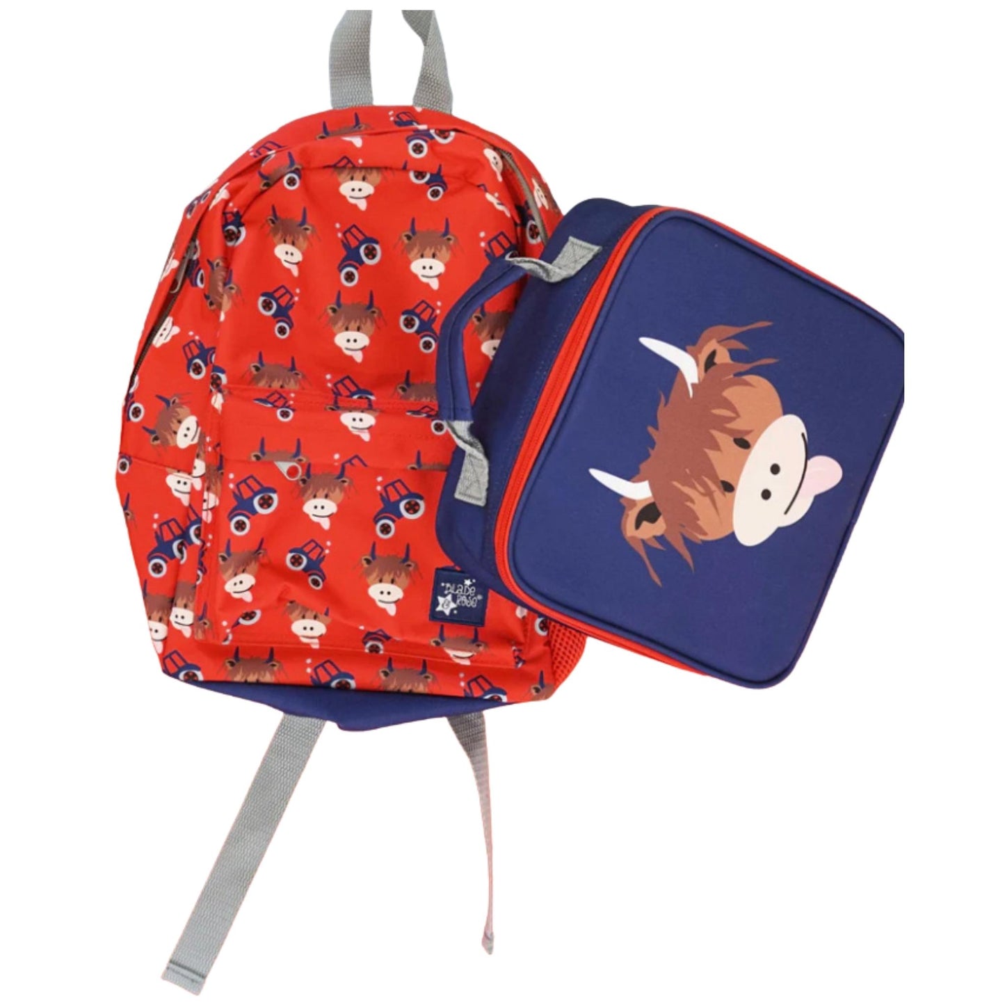 Load image into Gallery viewer, Blade and Rose Highland Cow Rucksack
