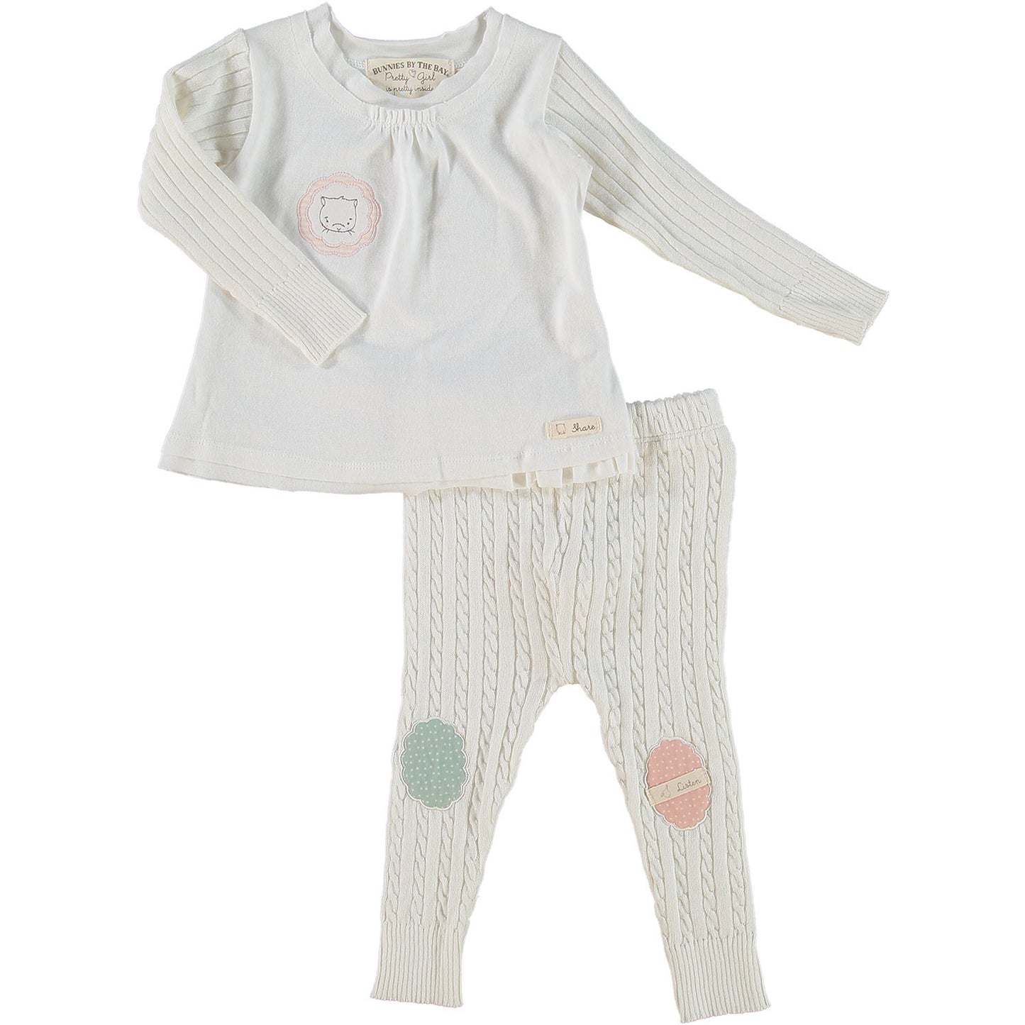 Whipped Cream Top and Leggings Set 9-12 months
