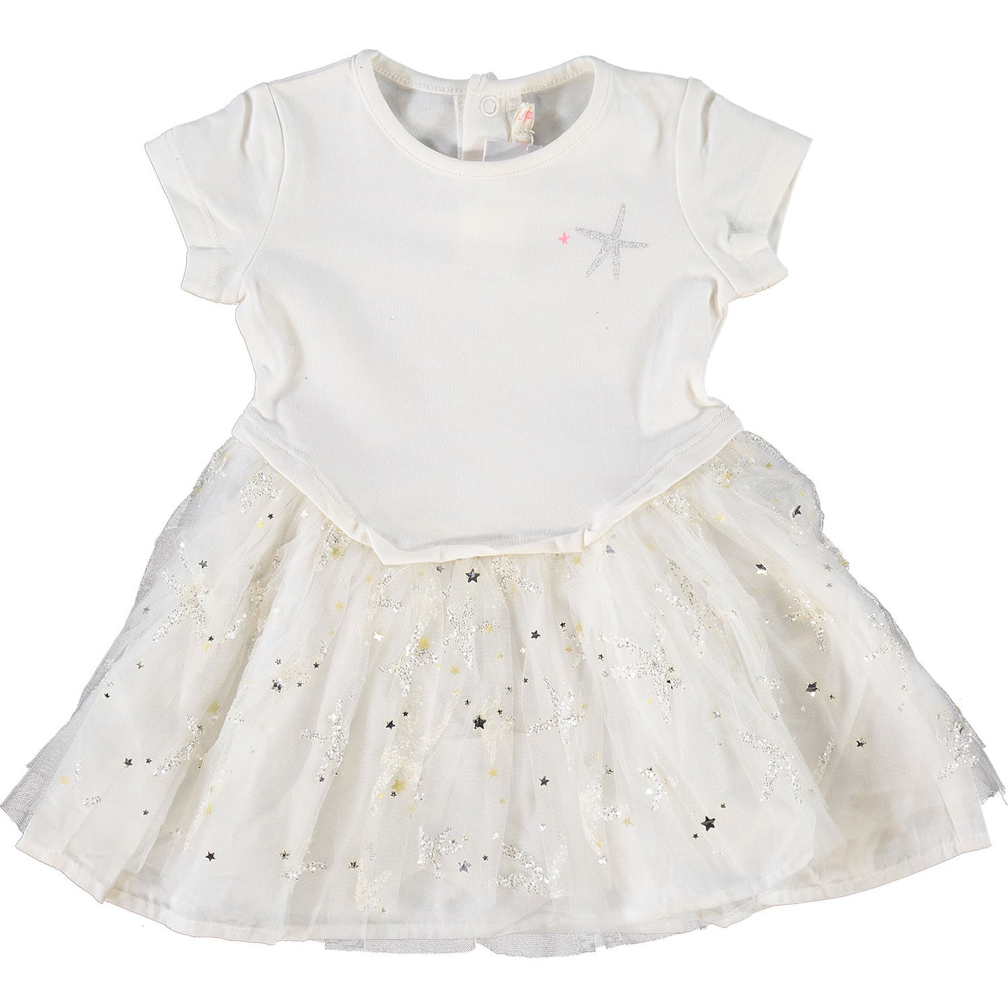White Star Tulle Dress