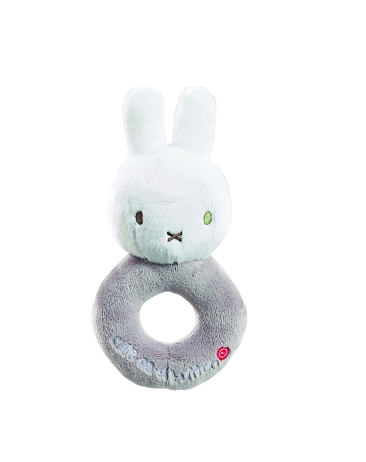 Miffy Cute As A Button Rattle Mink