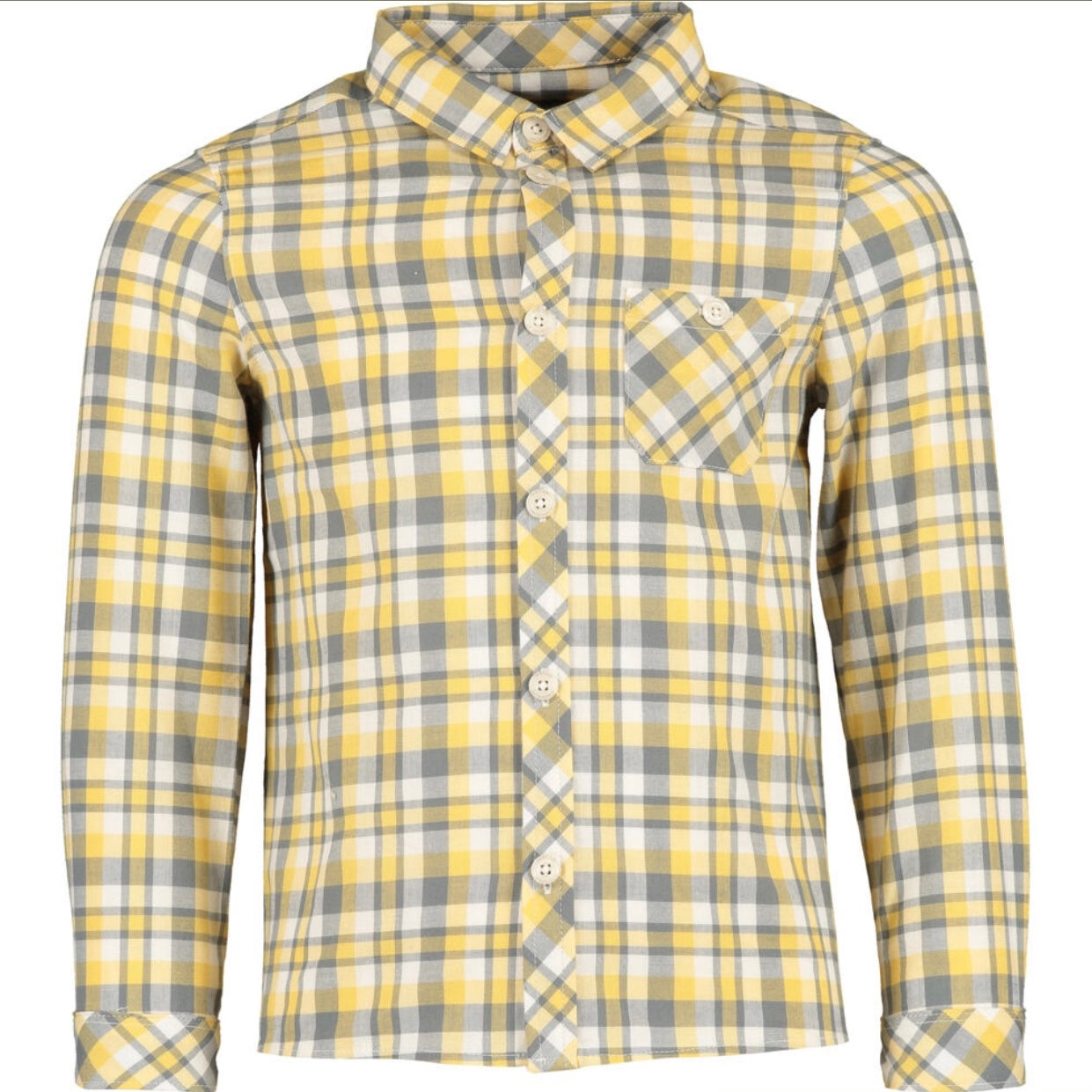 Yellow Plaid Shirt