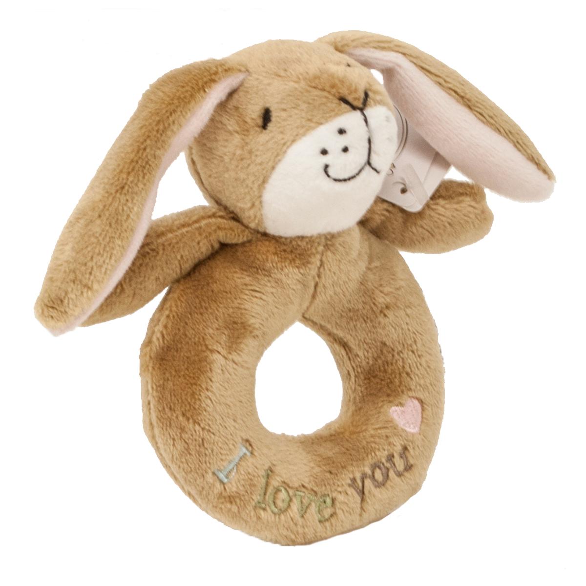 Load image into Gallery viewer, Guess How Much I Love You Little Nut Brown Hare Ring Rattle
