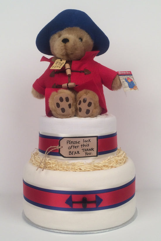 Lux Paddington Bear Nappy Cake