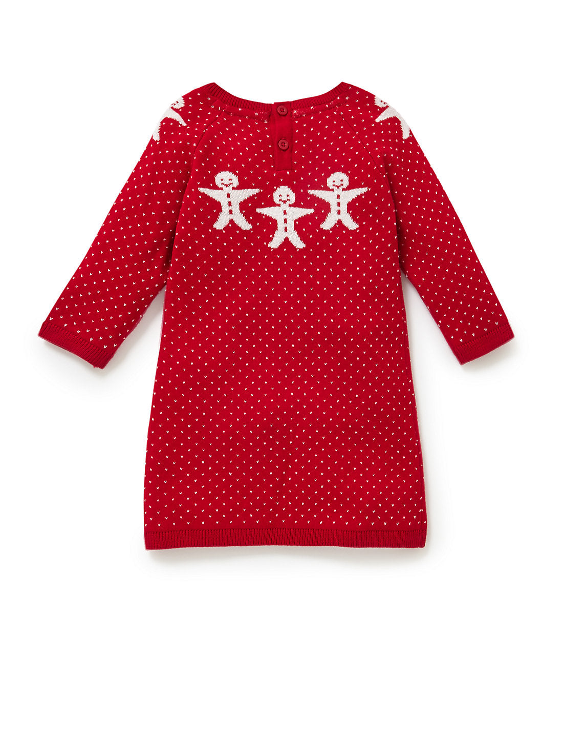 Knitted Ginger Bread Dress & Tights Outfit