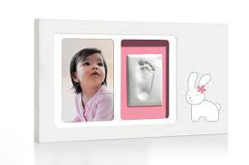 Babyprints Deluxe Bunny Wall Frame (White)