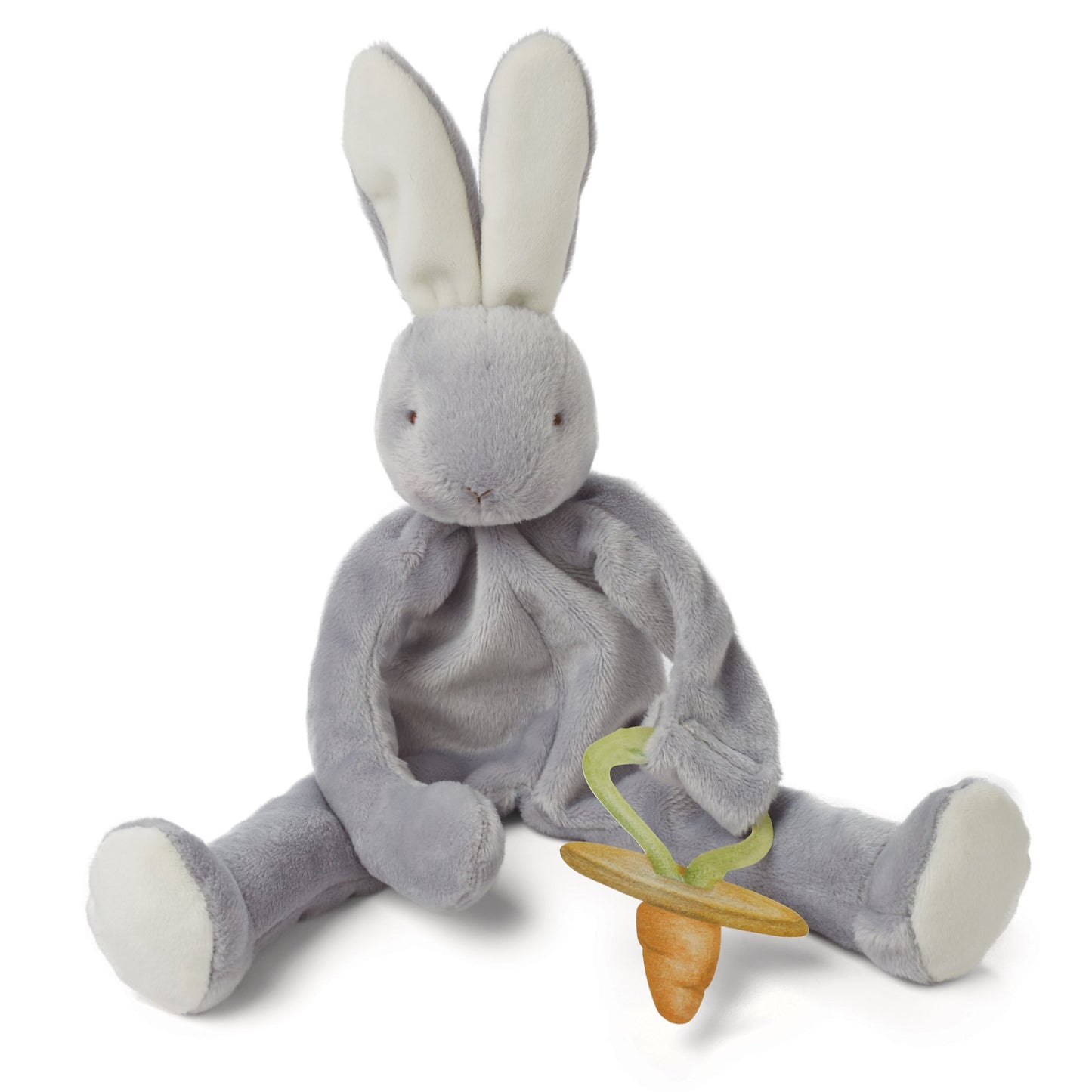 Bloom Bunny Ring Rattle Grey