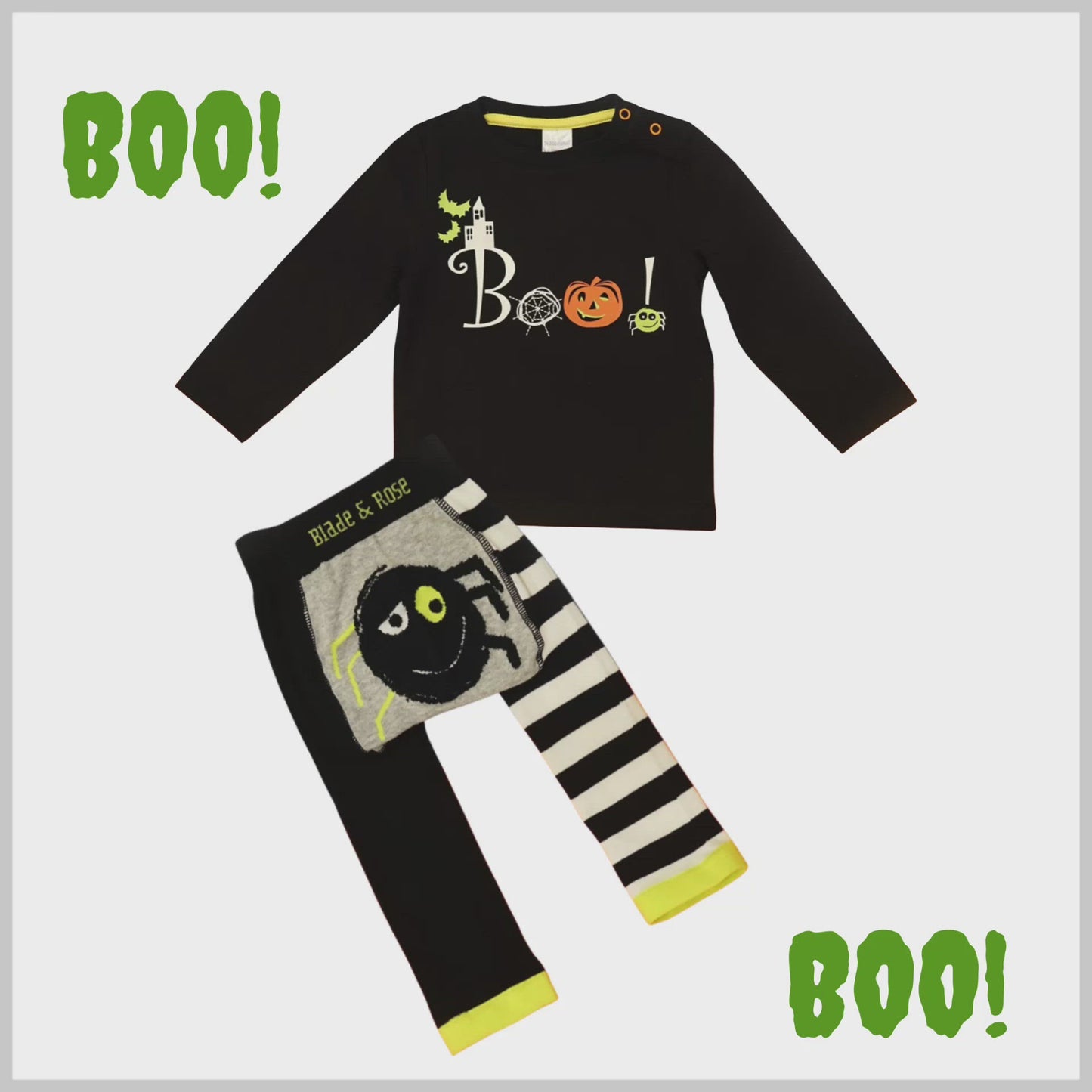 Blade & Rose Fluffy Spider Halloween Set