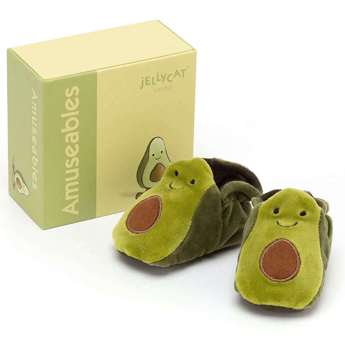 Load image into Gallery viewer, Amuseable Avocado Booties 0-6 months
