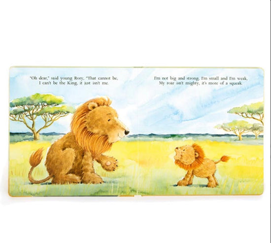 Load image into Gallery viewer, The Very Brave Lion Book And Fuddlewuddle Lion

