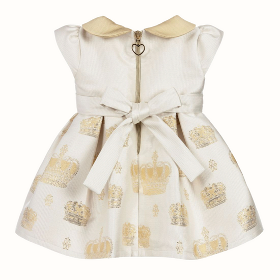 Lesy Lisetta Cosi Gold Jaquard Dress