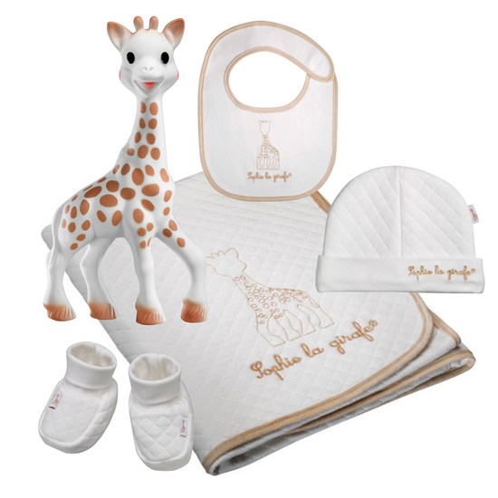 Load image into Gallery viewer, Sophie the Giraffe My Birth Outfit
