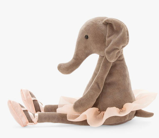 Load image into Gallery viewer, Jellycat Dancing Darcey Elephant &amp;amp; Elly Ballerina Book Retired Design
