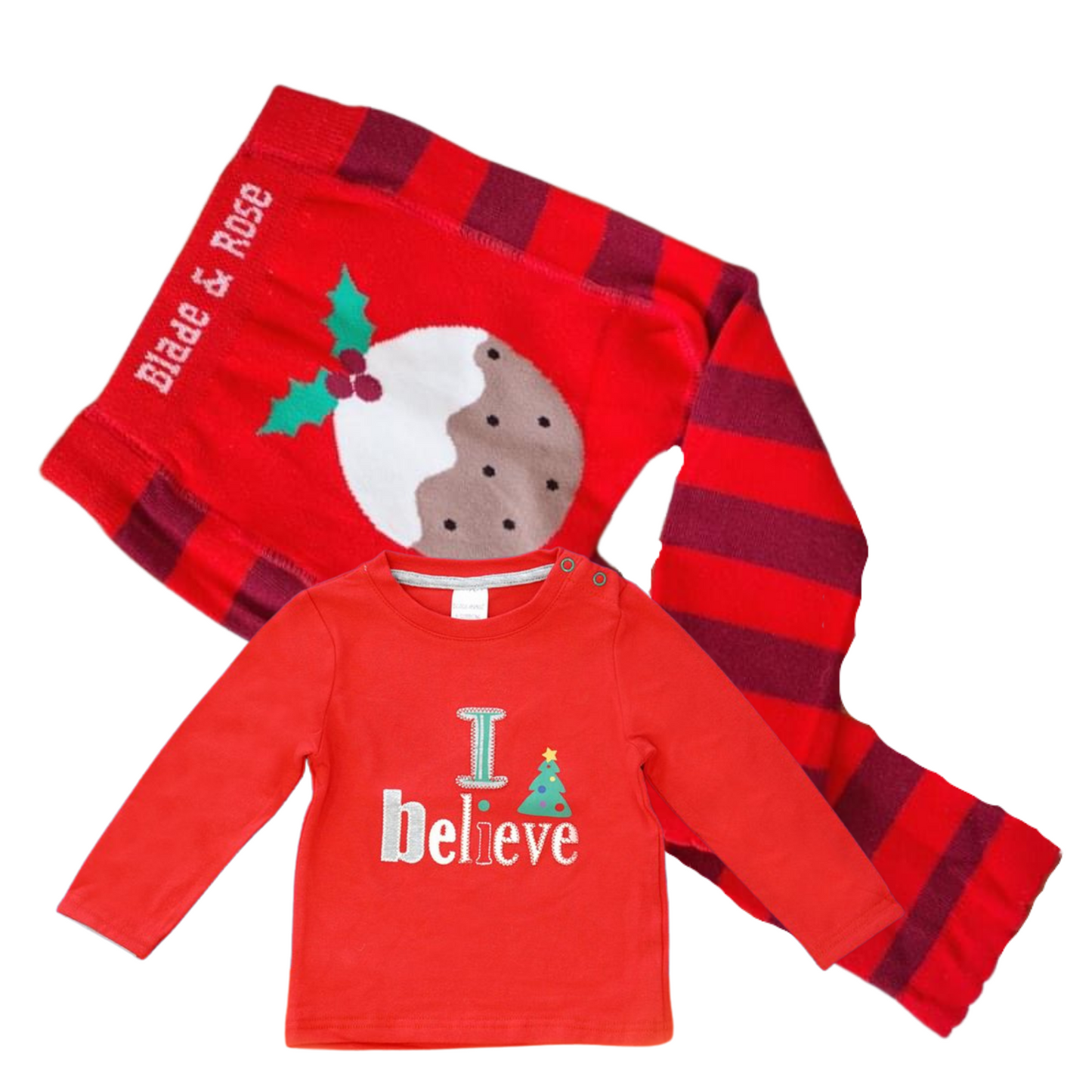 Baby christmas sales pudding outfit uk
