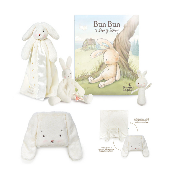 Bun Bun Lovey Baby Gender Neutral Gift Set