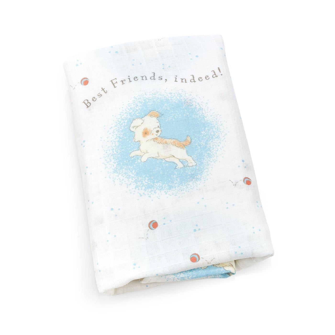 Skipit the Puppy Swaddle Blanket