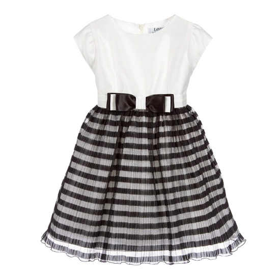 Black and 2024 white tulle dress