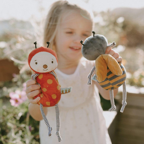 Girl Bug Sensory Stroller Toy