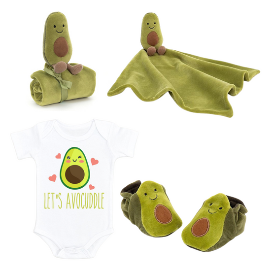 Load image into Gallery viewer, Jellycat Amuseable Avocado Baby Gift Set
