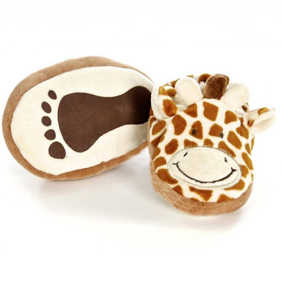 Load image into Gallery viewer, Diinglisar Giraffe Slippers 6-12 months
