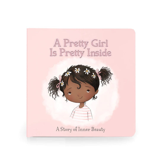 Pretty Girl Board Book Black Hair