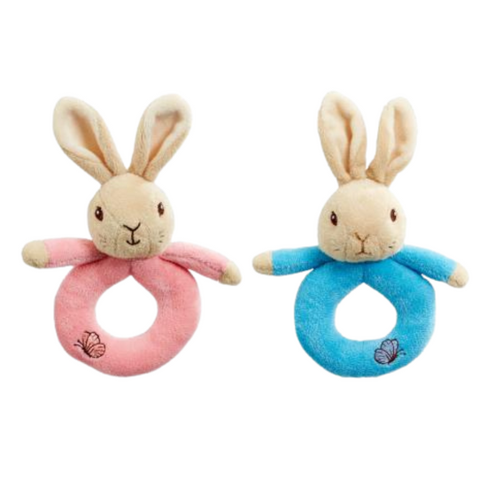 Flopsy Bunny Plush Ring Rattle