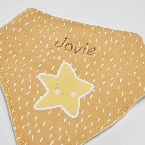 Load image into Gallery viewer, Bunnies by the Bay Little Star Dribble Bibs
