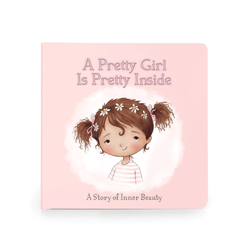 Pretty Girl Board Book Brown Hair