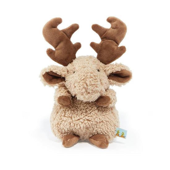 Wee Bruce the Moose Plush Toy Stork in the City