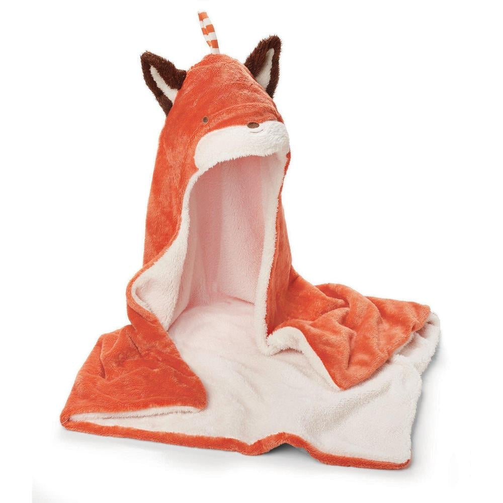 Load image into Gallery viewer, Freddy Fox Hooded Blanket
