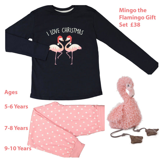Mingo the Flamingo Christmas PJ Set