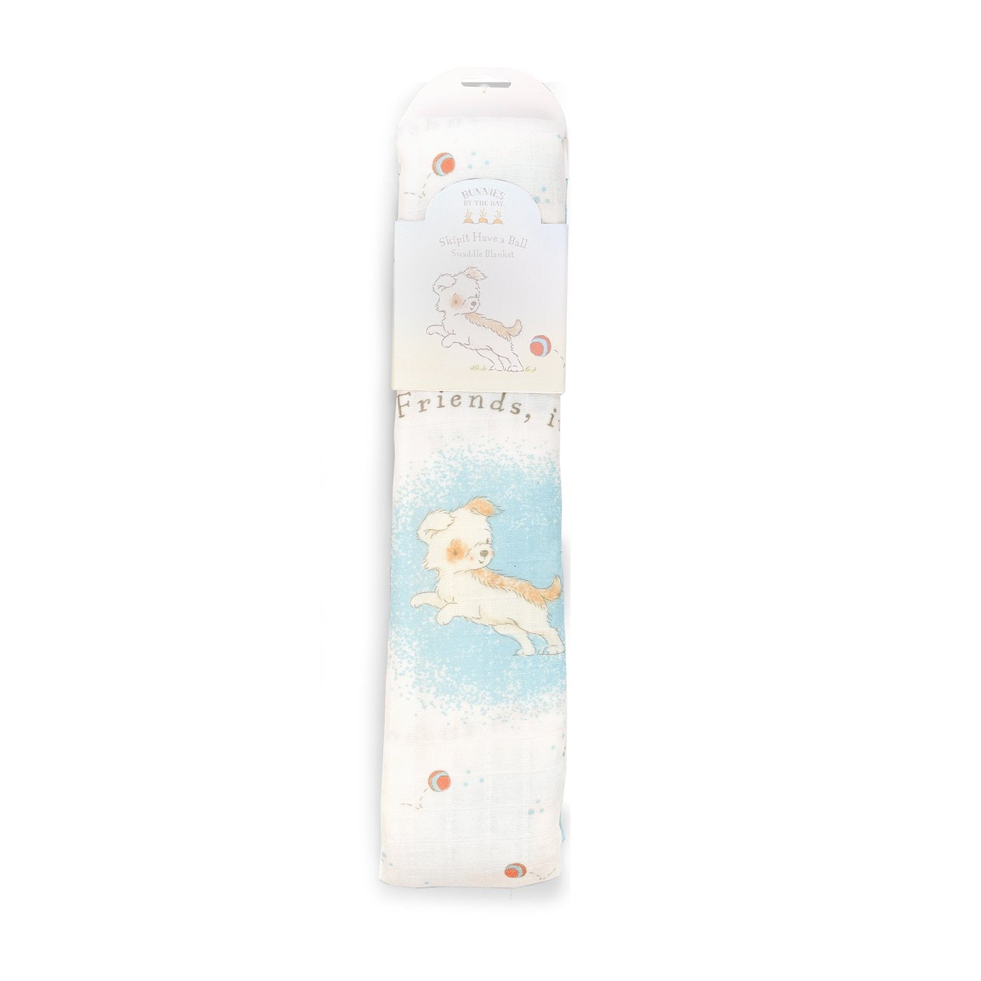 Skipit the Puppy Swaddle Blanket