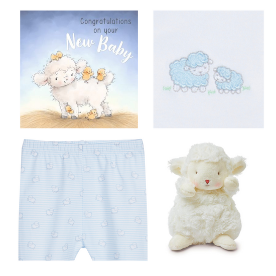 Sheep Scramble Gift Set Blue