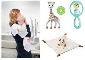 Sophie La Giraffe Birth Basket Gift Set