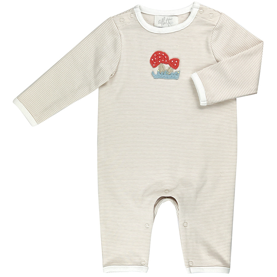 Albetta Crochet Toadstool Babygro Romper