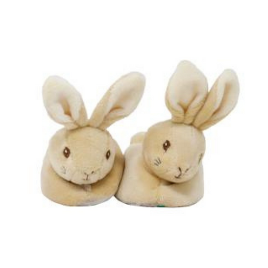 Load image into Gallery viewer, Flopsy Bunny &amp;amp; PR Soft Chimes First Booties 0-6 months
