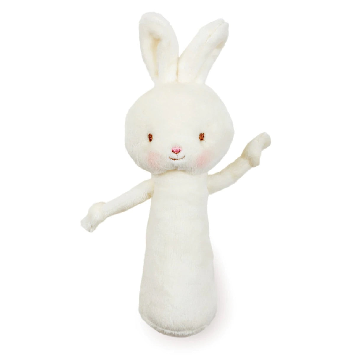 Load image into Gallery viewer, Friendly Chime Bud Bunny Rattle White
