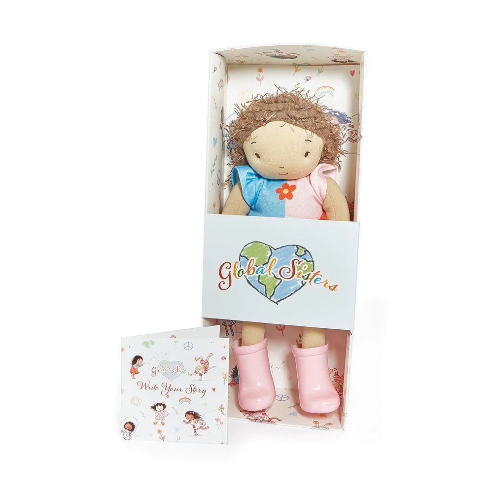 Floral Global Sisters Doll