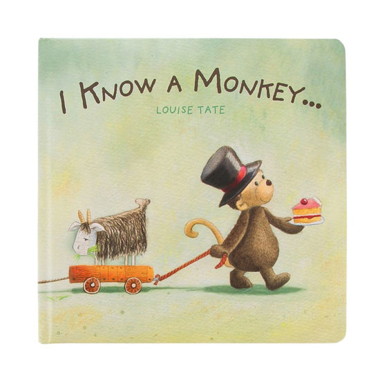 Jellycat I Know A Monkey Book
