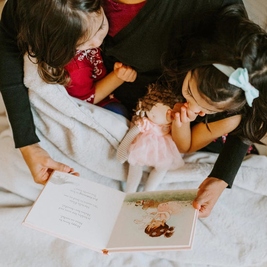 Pretty Girl Board Book Brown Hair