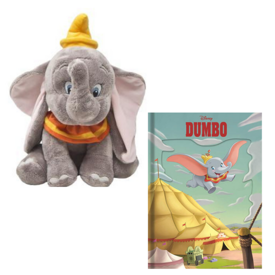 Disney Dumbo Large Soft Toy & Book Gift Set