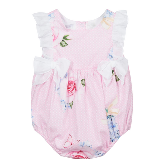 Pink Floral Butterfly Shortie Set