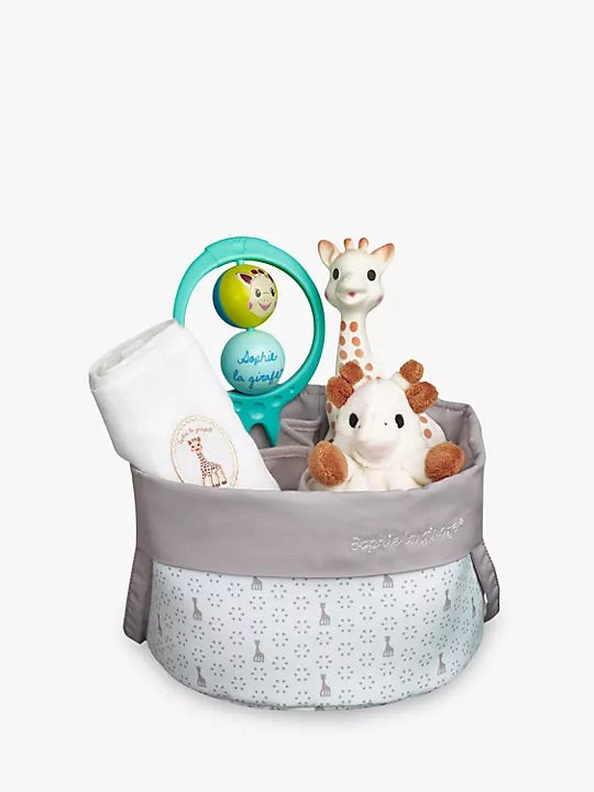 Sophie La Giraffe Birth Basket Gift Set