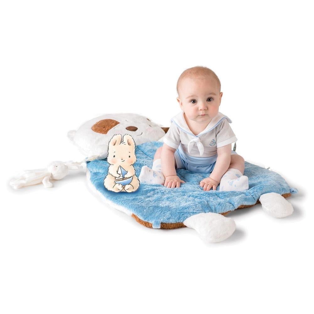 Load image into Gallery viewer, Bunnies by the Bay Skipit Pup Pillow, Tummy Time and Playmat 3-in-1
