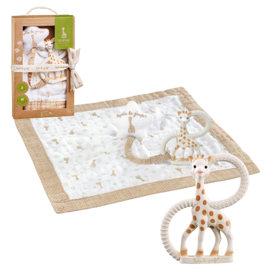 Sophie the Giraffe So Pure Comforter & Teething Ring Gift Set