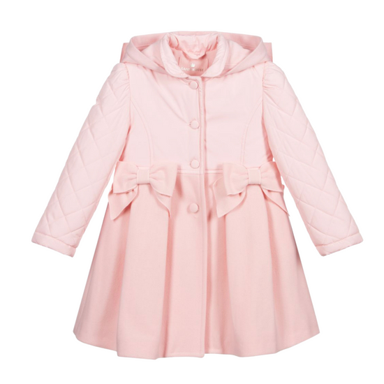 Lapin House Pink Hooded Wool Coat