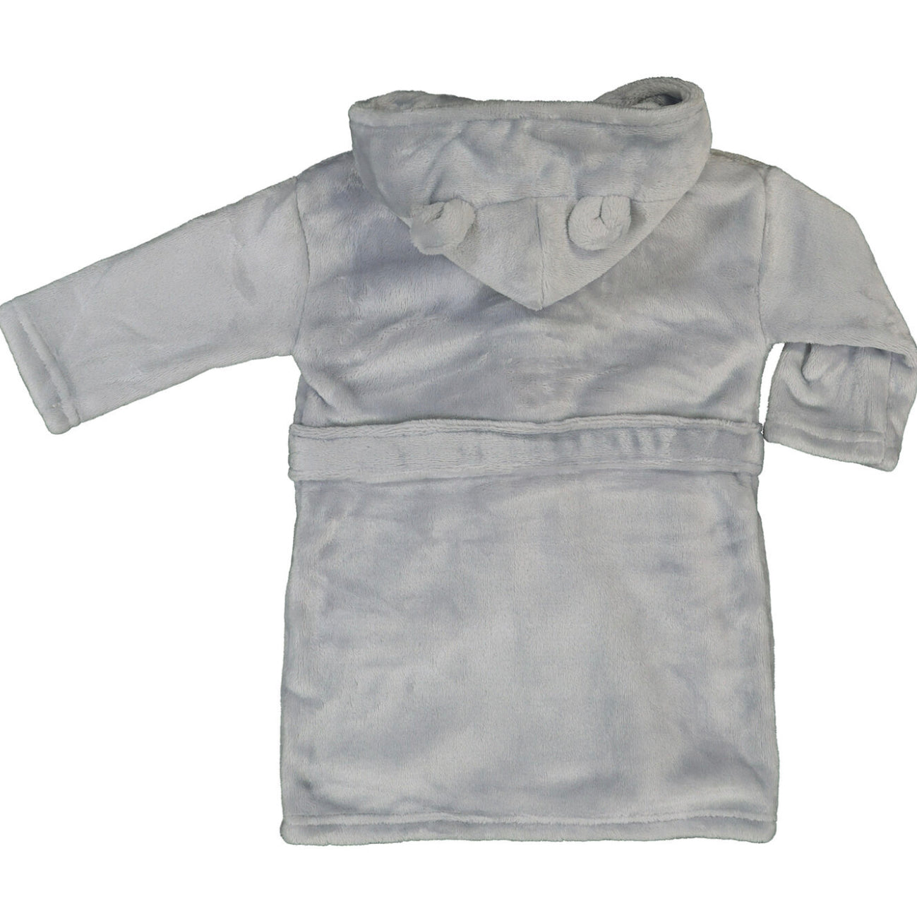 Plush Baby Robe Grey