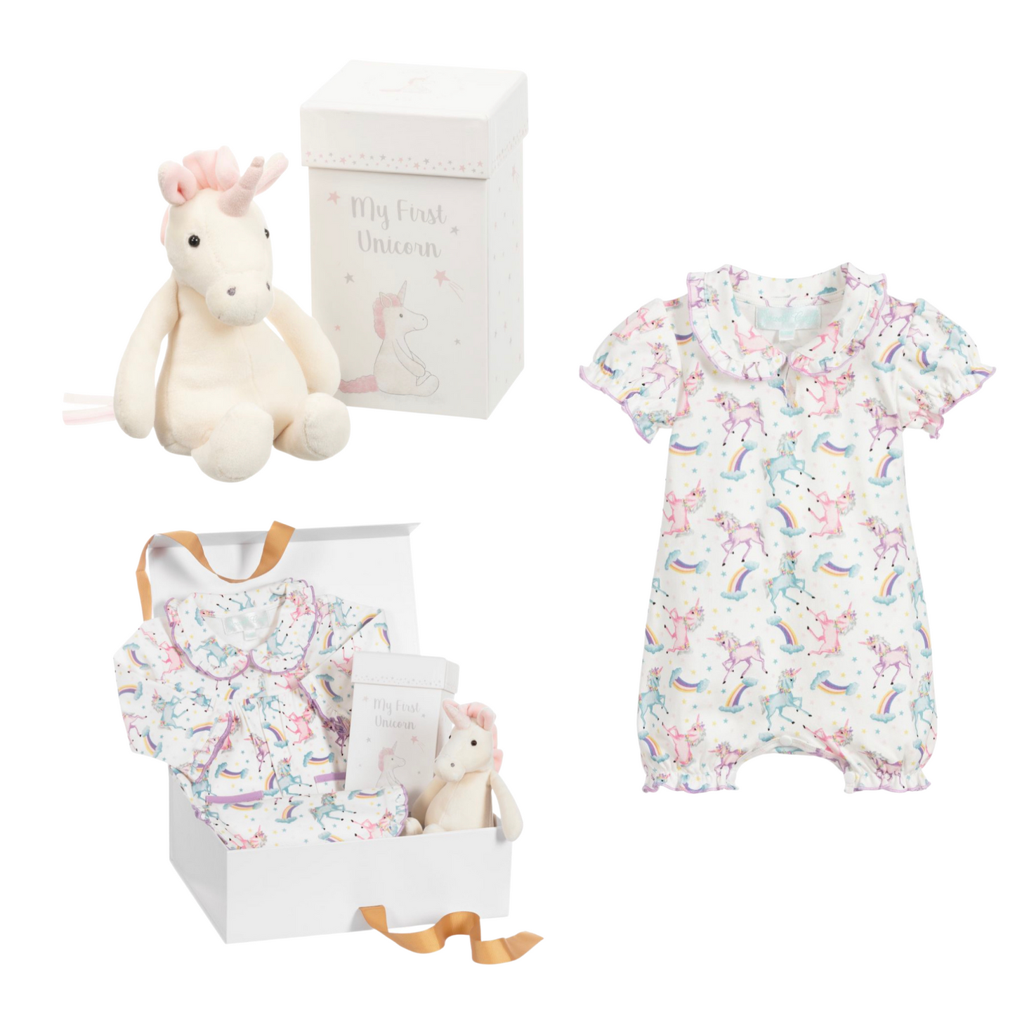 My First Unicorn Shortie Gift Set 0-6 Months